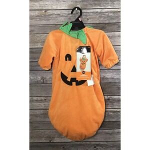 Hyde And Eek! Boutique Baby Infant Pumpkin Bunting‎ Halloween Costume 0-6M NWT